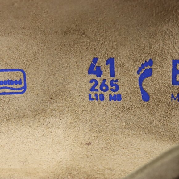 NIDB Birkenstock Arizona Soft Footbed Suede Sandals in Faded Khaki EU Size 41 - Picture 8 of 12